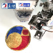 high speed 20 head 6 needle sequin computerized sewing embroidery machine